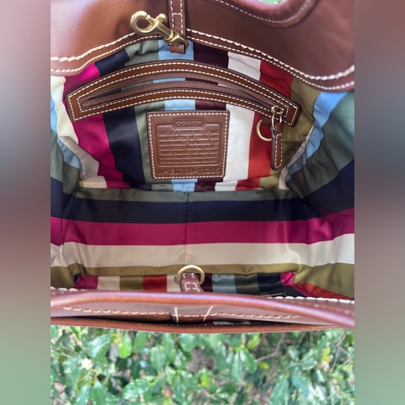 Coach Legacy Ergo 11285 Cognac Leather Shoulder Bag Rare - Picture 9 of 10